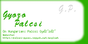 gyozo palcsi business card